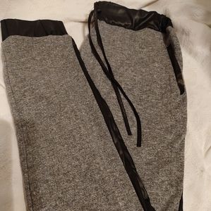 Shosho Casual Leggings Jogging Running Cotton & Polyester Faux Leather Like 🆕❗❗